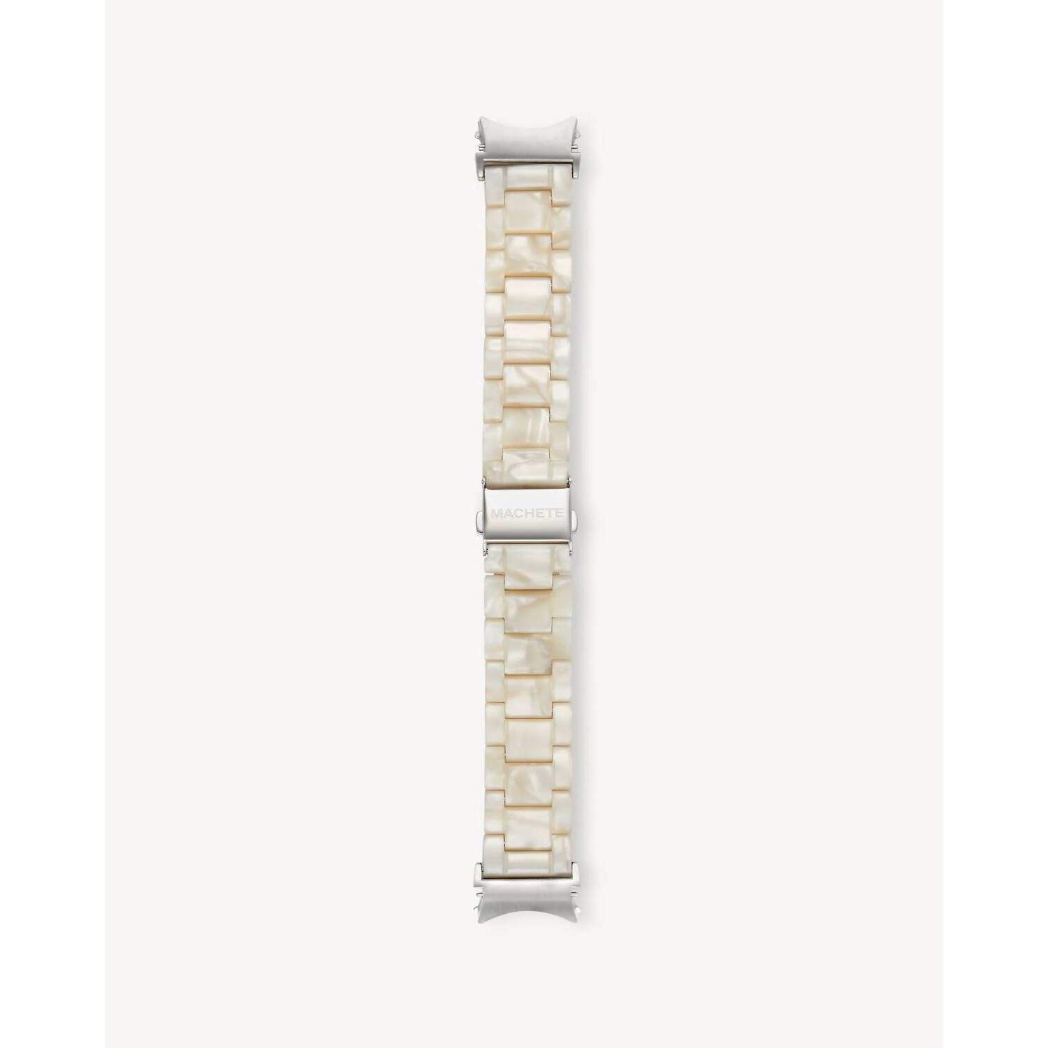 New Machete Women's Samsung Galaxy Watchband In White Shell — image 2 of 2